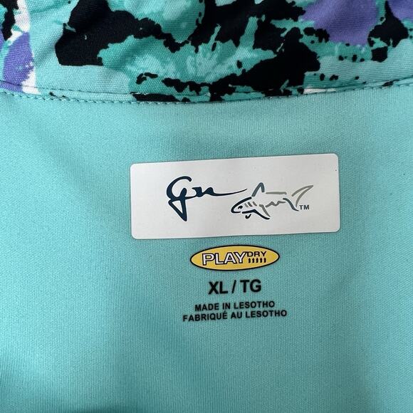 Blue Greg Norman Play Dry Activewear Women’s Shirt Size XL - Picture 3 of 4